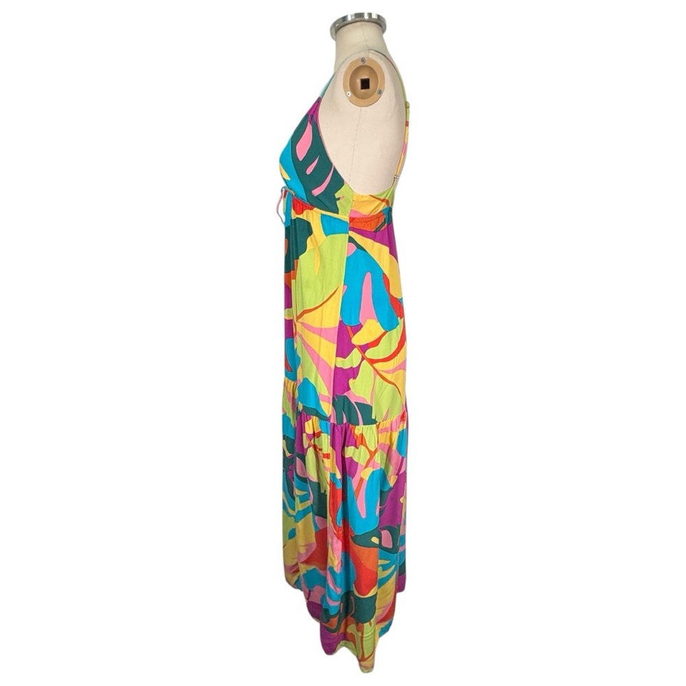 L*Space Victoria Copacabana Tropical Print Sleeveless Maxi Dress Size XS - Picture 4 of 11